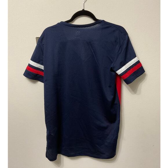 NWOT Women's Majestic MLB Atlanta Braves Jersey T-shirt Sz L - Picture 2 of 4